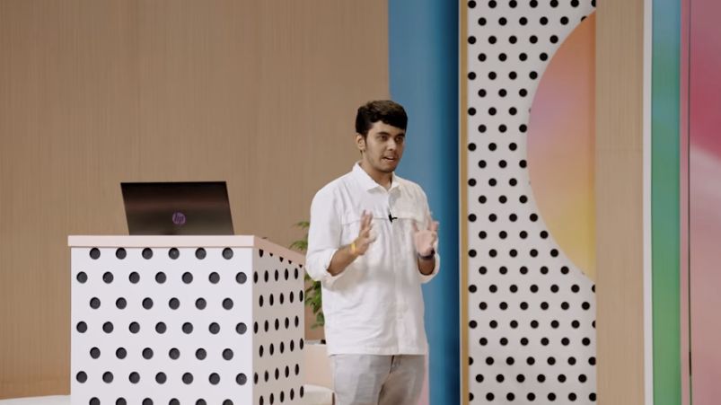 RailSetu presentation during the Build What Moves India finale